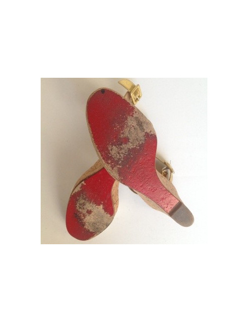 Compensés noir et blanche CHRISTIAN LOUBOUTIN T40