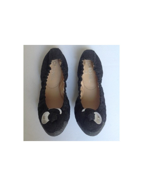 Ballerines CHANEL bicolore T37