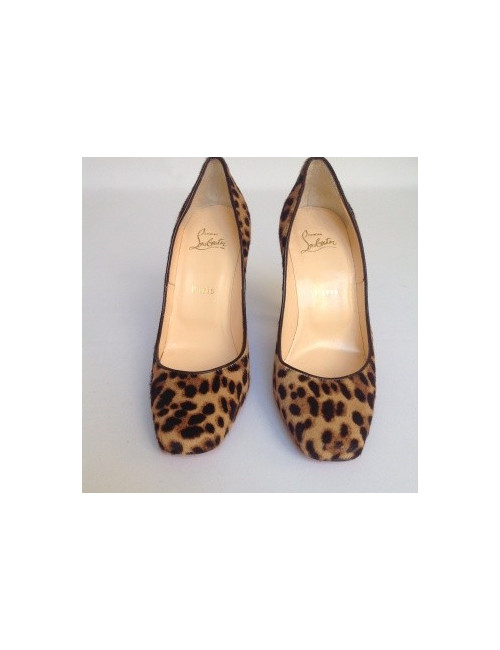 Escarpins léopard CHRISTIAN LOUBOUTIN T38