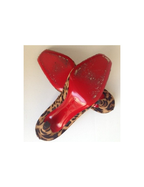 Escarpins léopard 'Pigale' CHRISTIAN LOUBOUTIN T38
