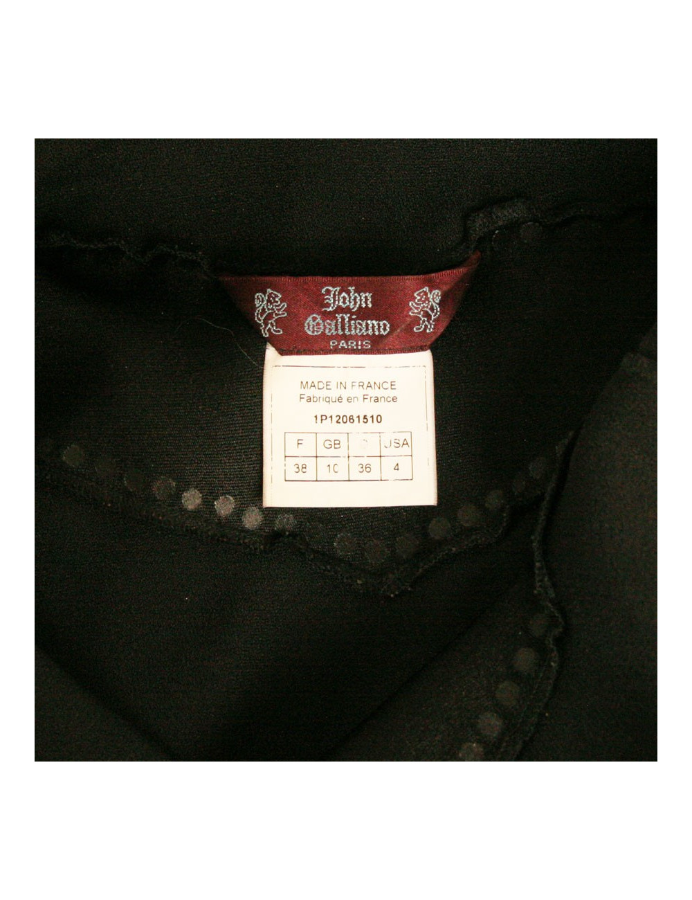 Robe du soir JOHN GALLIANO T38