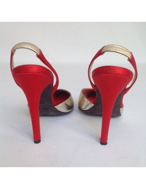 Escarpins argenté GIAMBATTISTA VALLI T38