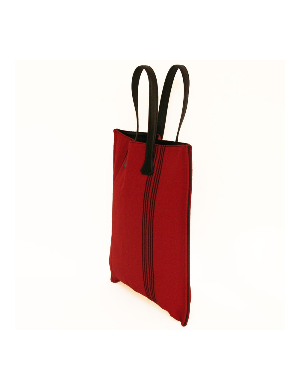 Cabas toile rouge HERMES