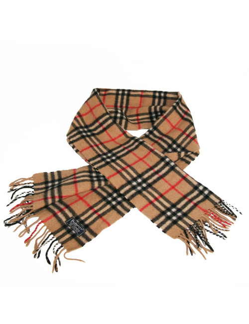 Echarpe cachemire tartan BURBERRY