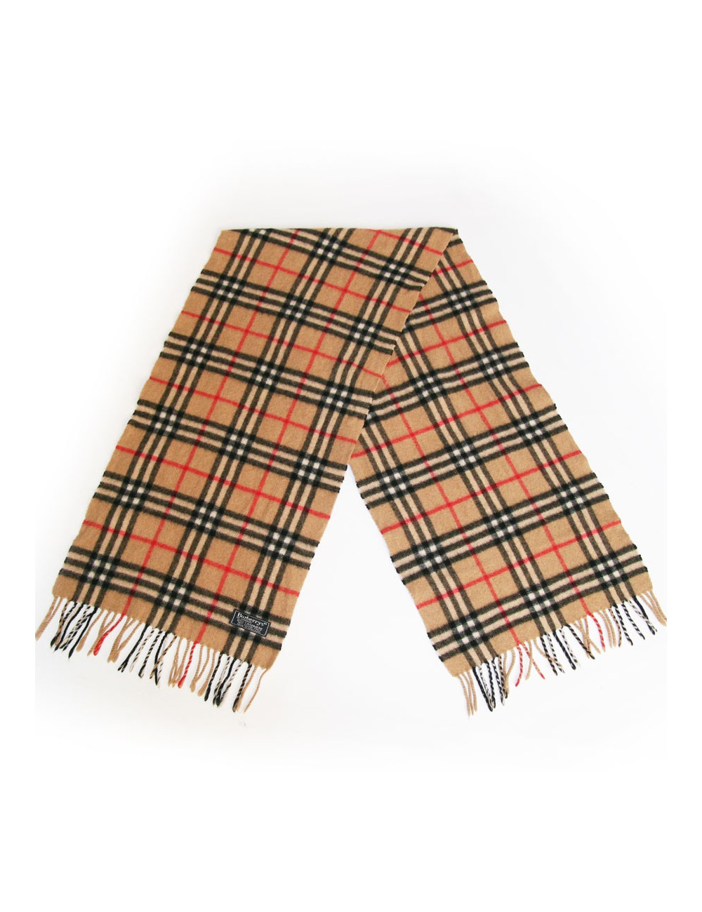 Echarpe cachemire tartan BURBERRY