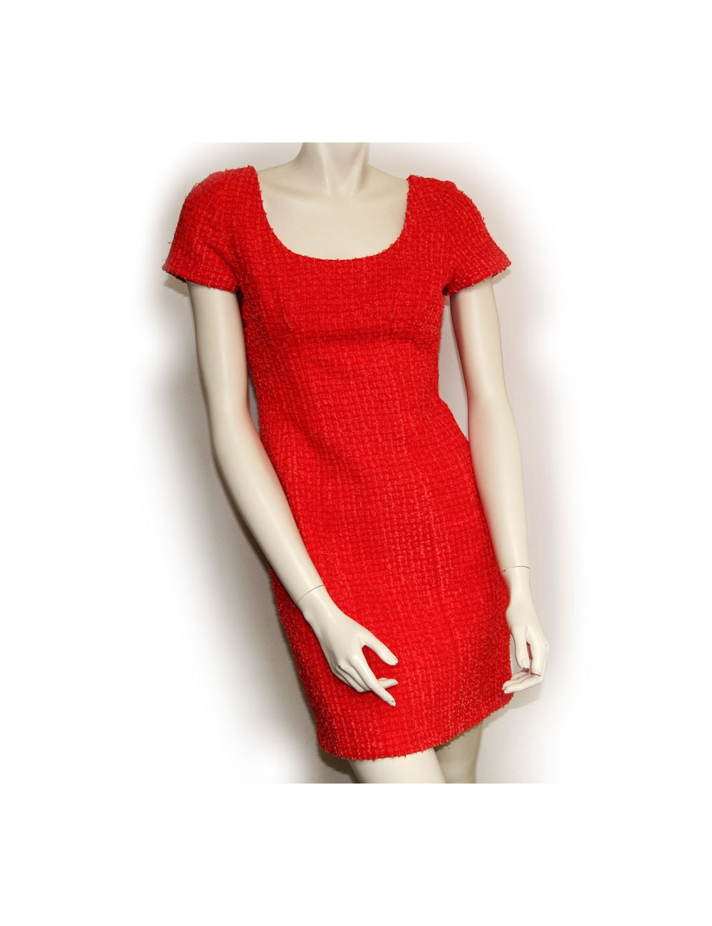 Robe orange Chanel T36