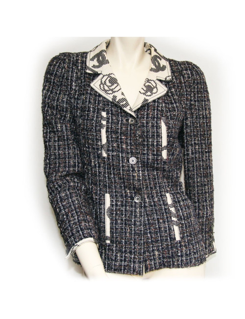 Veste Chanel col CC