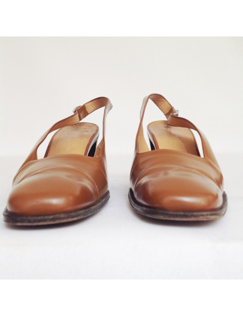 Escarpins HERMES marron