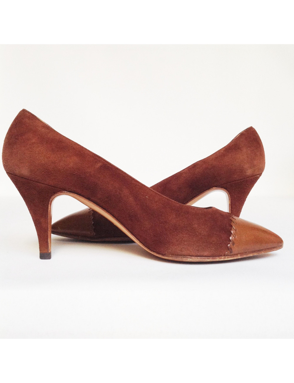 Escarpins CHANEL marron T 37