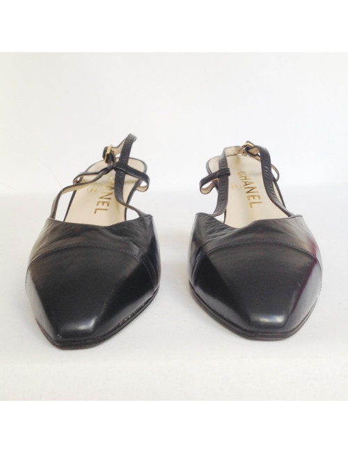 Escarpins CHANEL bleu 