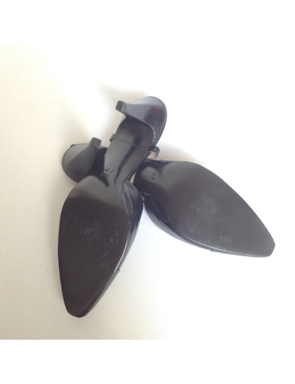 Escarpins CHANEL bleu 