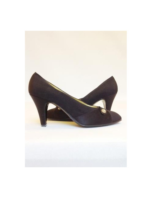 Escarpins COUTURE CHANEL noir