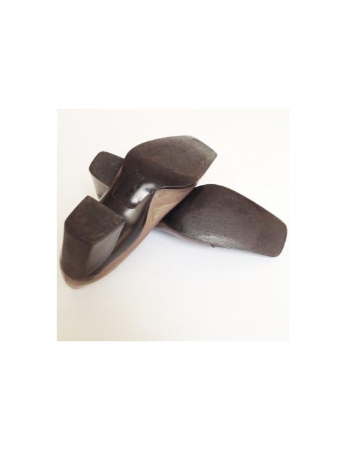 Escarpins bronze noir PRADA T 38.5