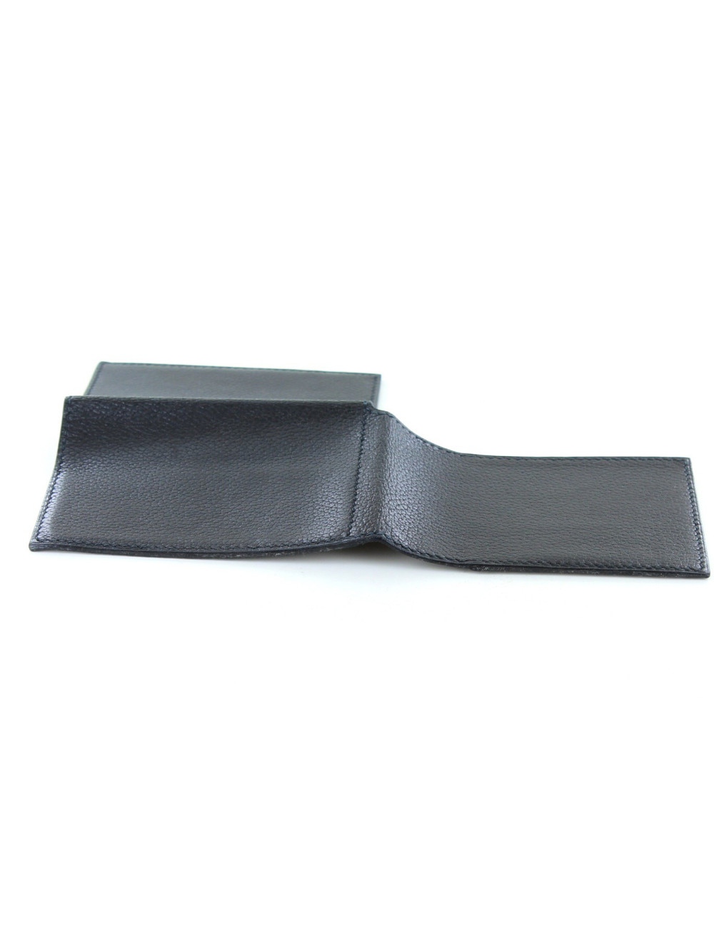 porte-cartes HERMES cuir noir