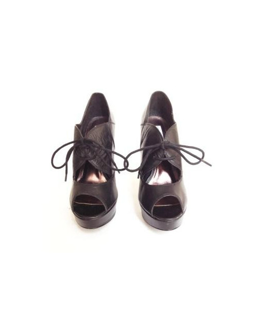 Escarpins STEVE MADEN T 39.5 en cuir noir