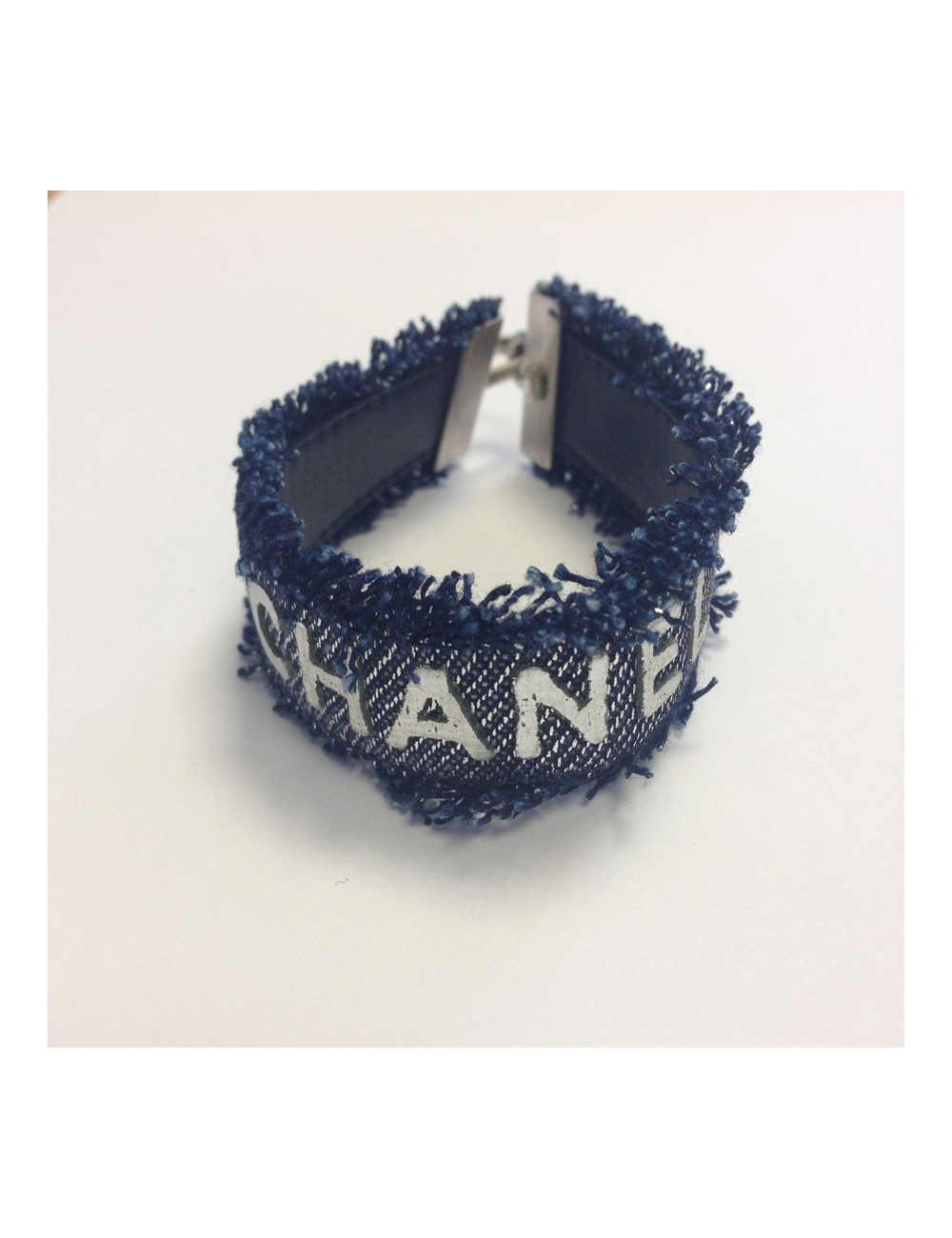 Bracelet tissu bleu CHANEL