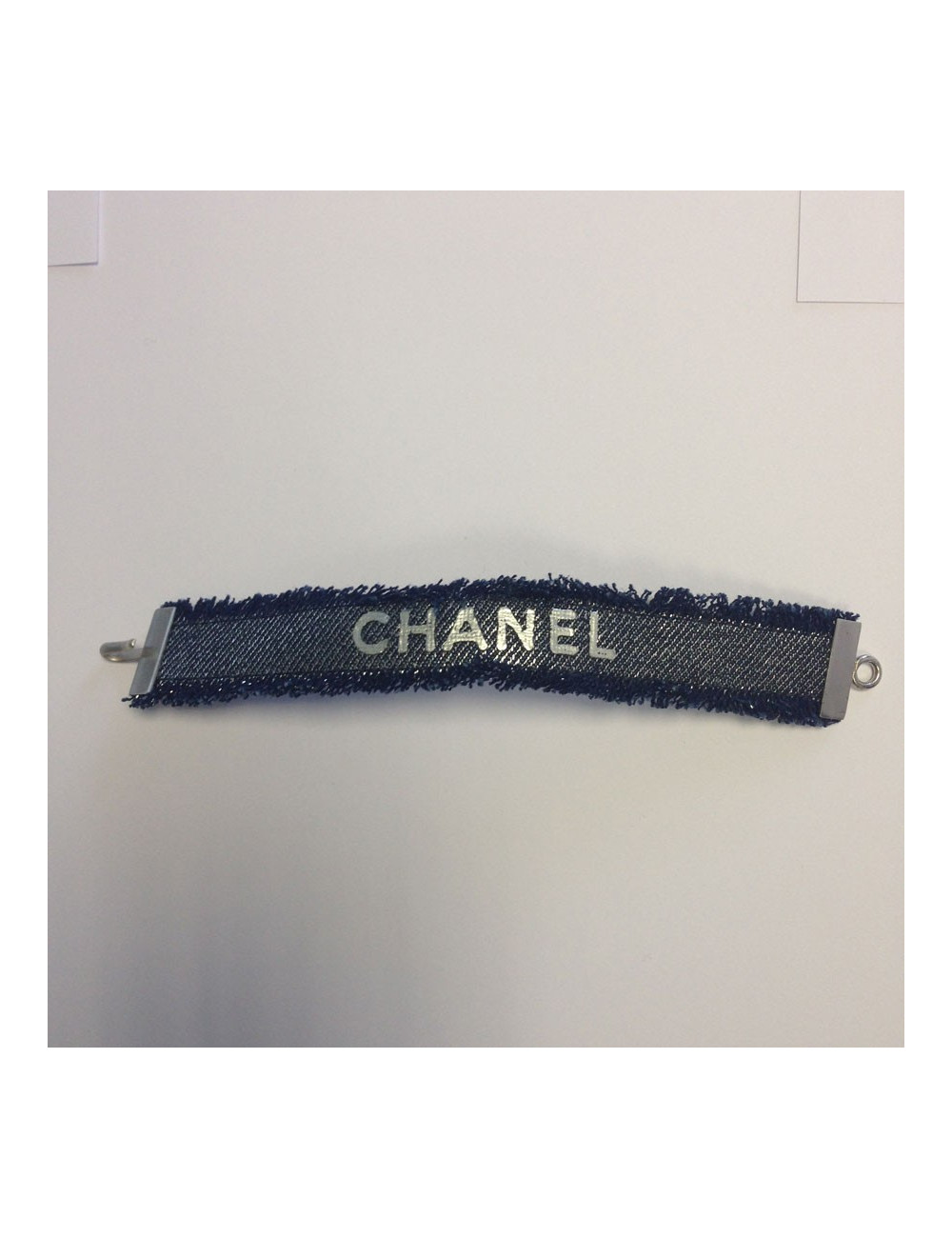 Bracelet tissu bleu CHANEL