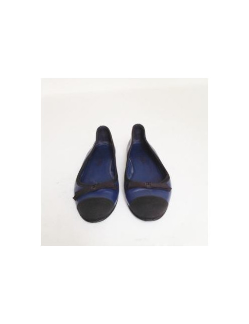 Ballerines en cuir bicolore CHANEL T37,5