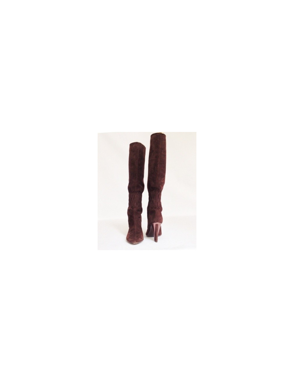 Bottes SERGIO ROSSI T 39.5 Daim marron