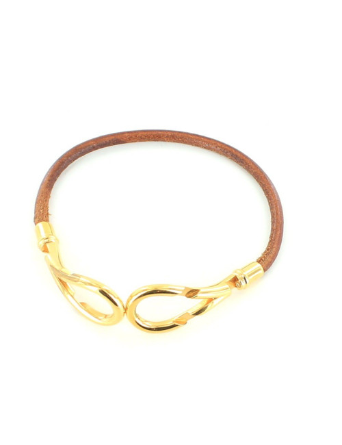 Bracelet HERMES jumbo doré