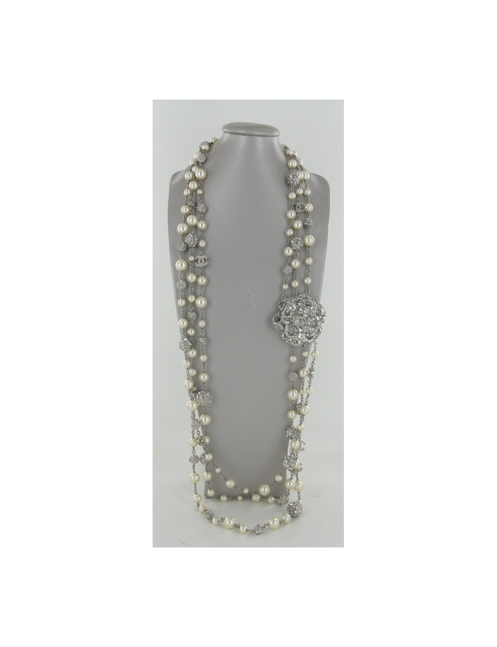 Sautoir triple rangs CHANEL