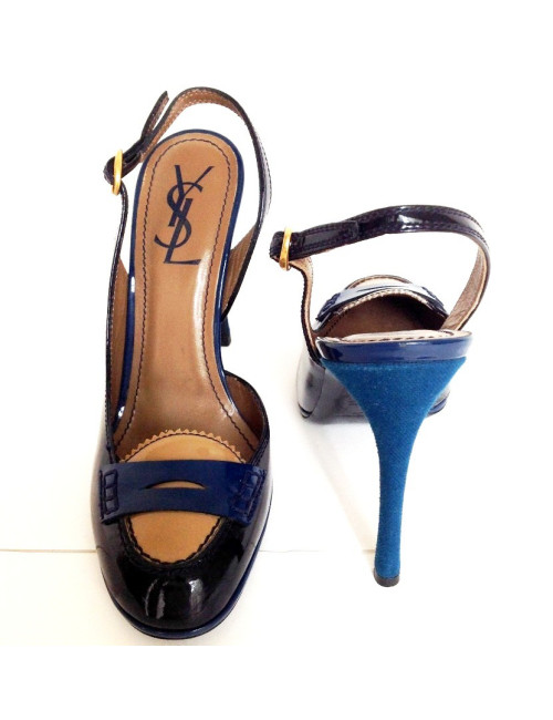 Escarpins YVES SAINT LAURENT T 38 tricolore 