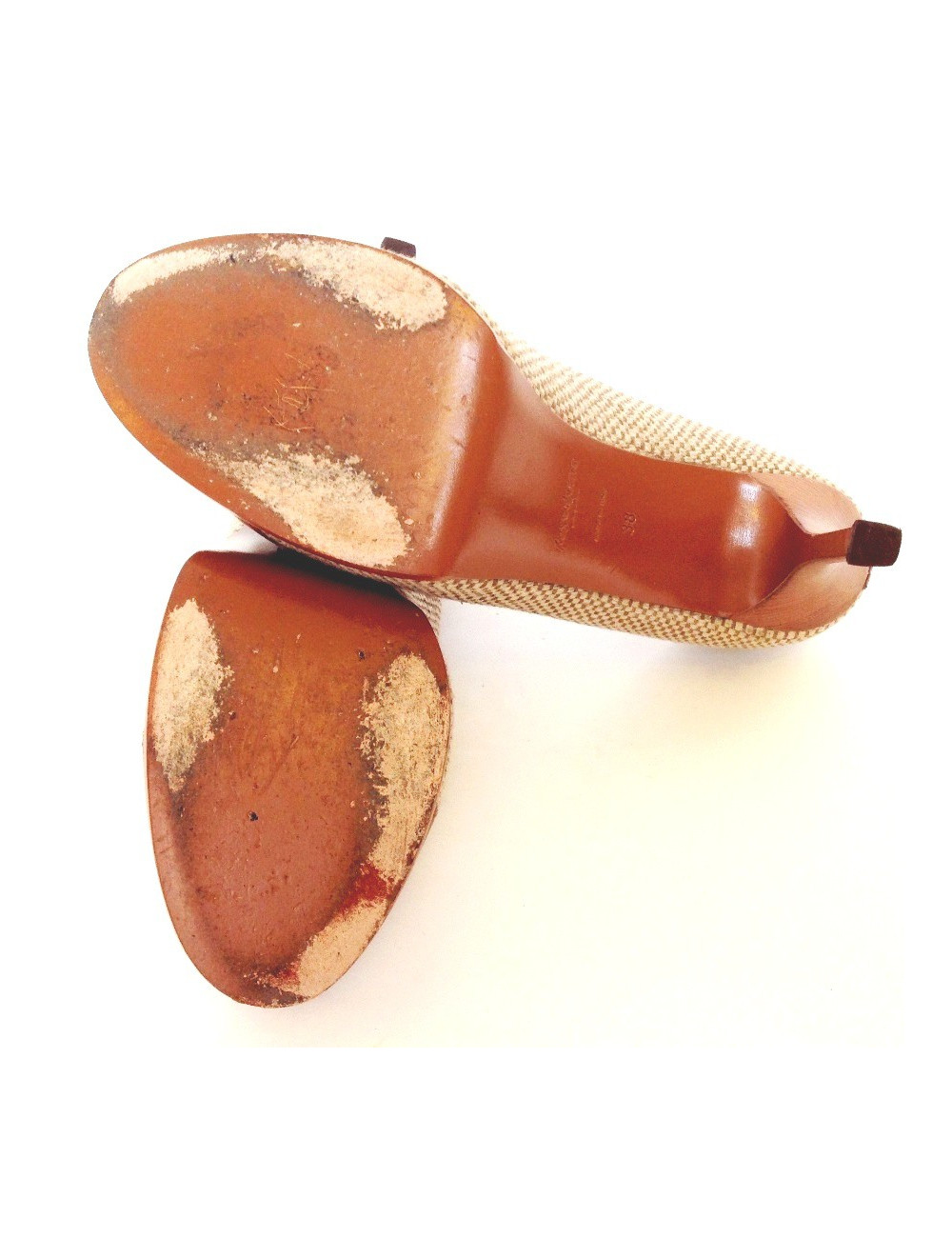 Shoes YSL t38 bi-material