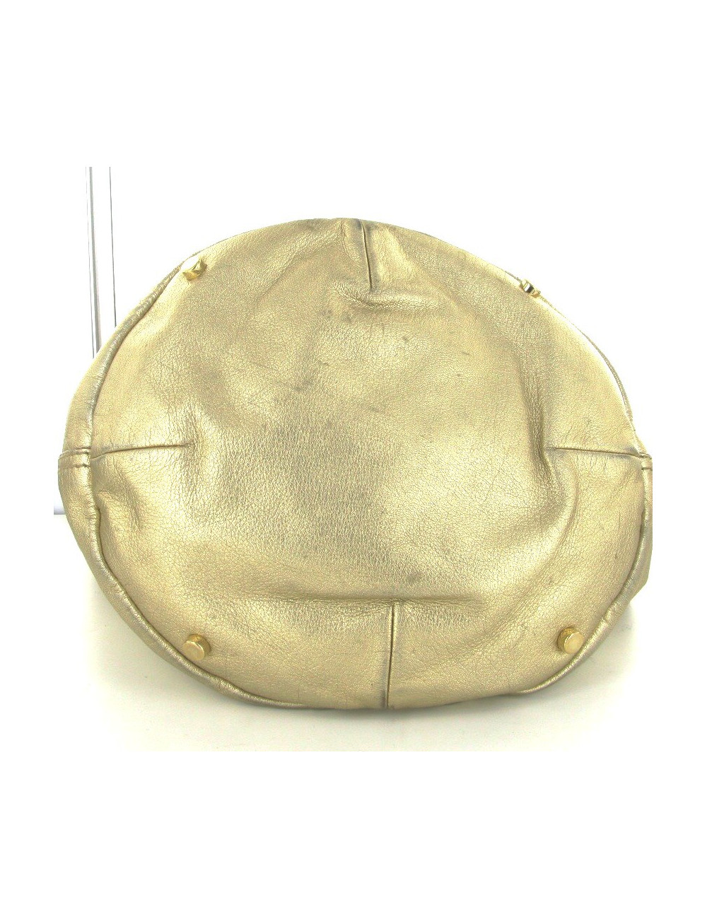 Sac seau "Capri"  YVES  SAINT LAURENT cuir doré