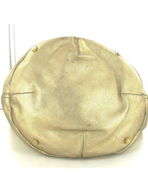 Sac seau "Capri"  YVES  SAINT LAURENT cuir doré