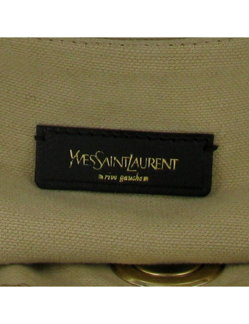 Sac seau "Capri"  YVES  SAINT LAURENT cuir doré