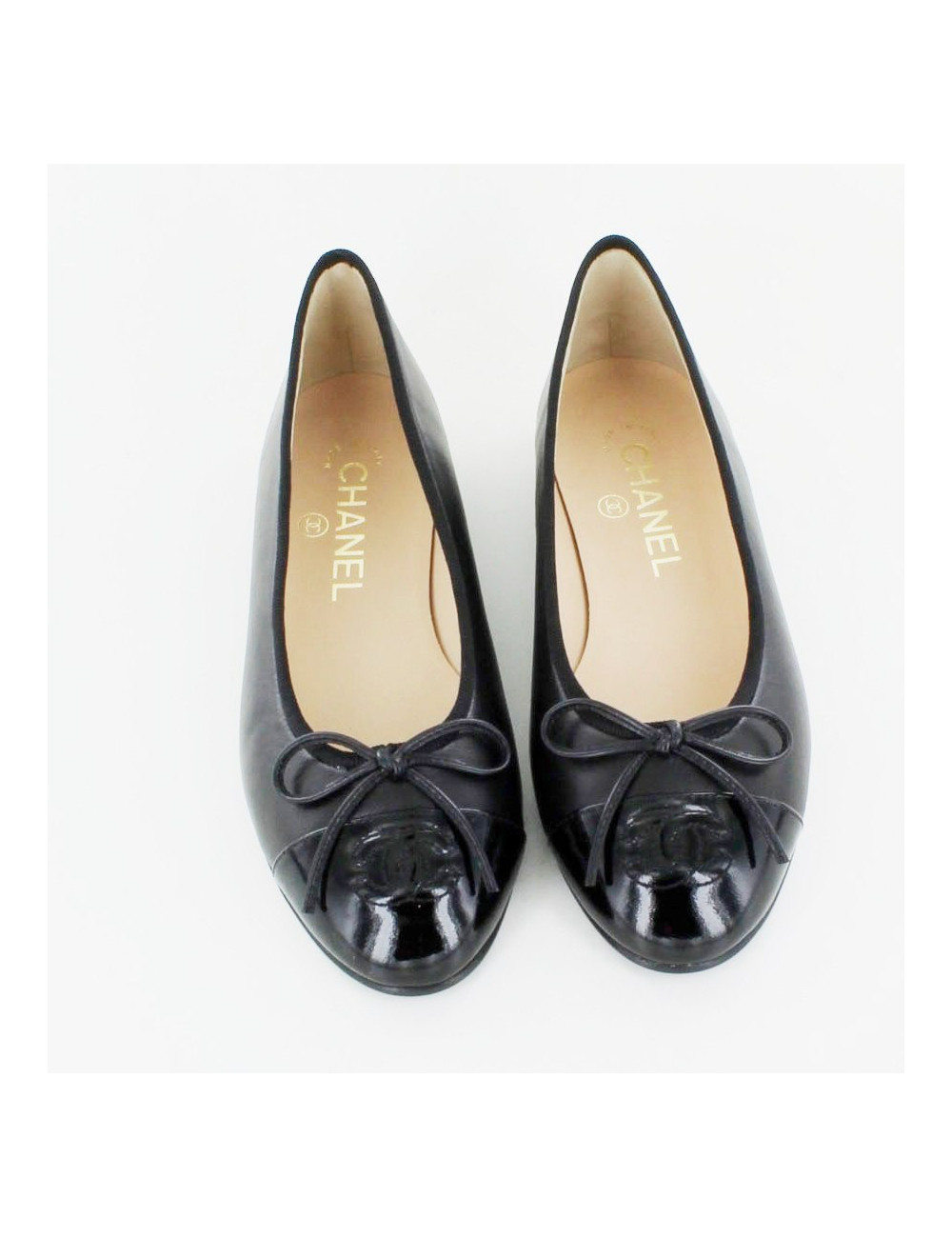 Ballerinas CHANEL T 35.5 leather black