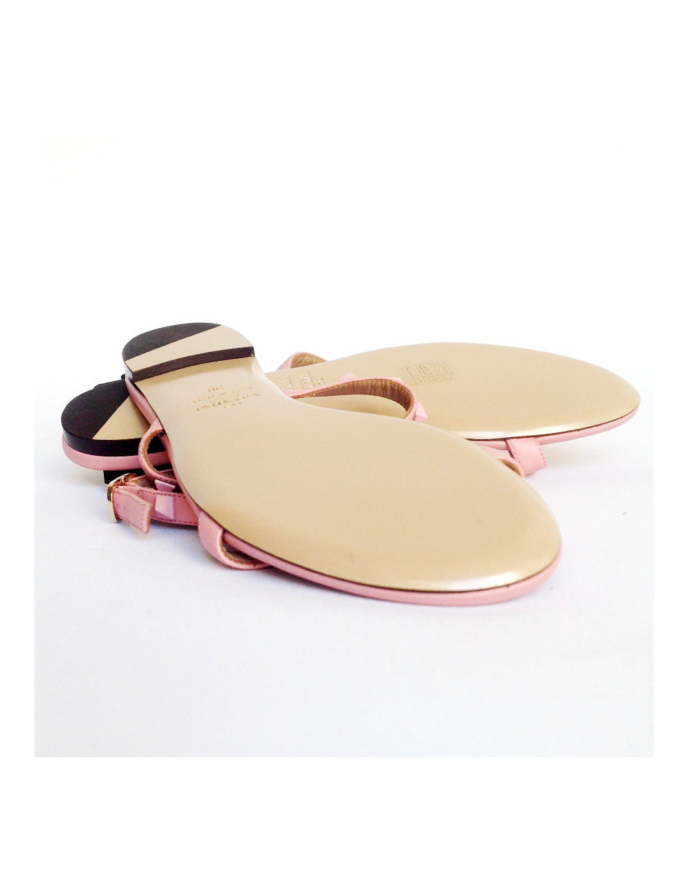 Sandals flat 'Rockstud' VALENTINO t 38 pink