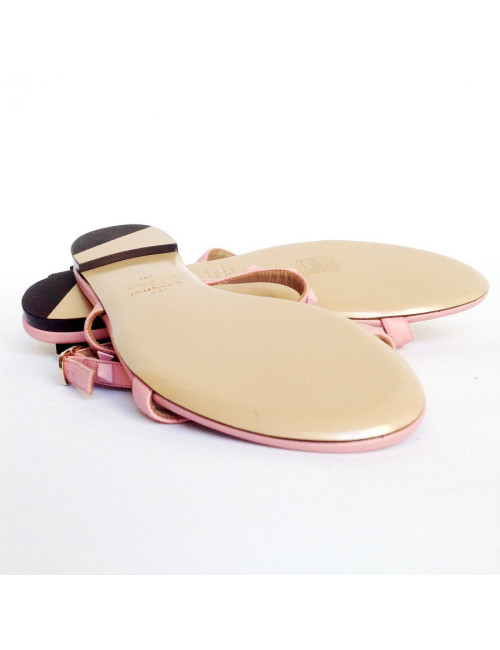 Sandales plates 'Rockstud'  VALENTINO t 38 rose 