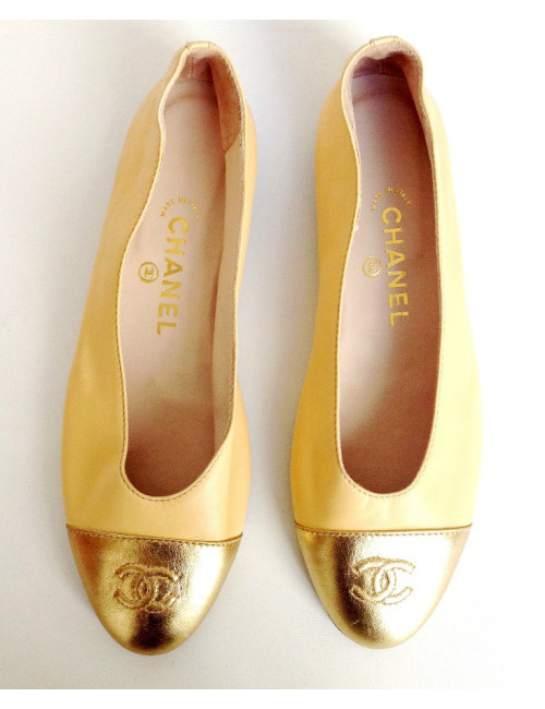Ballerinas CHANEL two-tone T40
