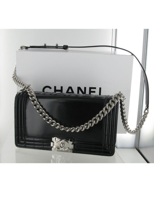 Bag Boy CHANEL patent leather semi-Matt