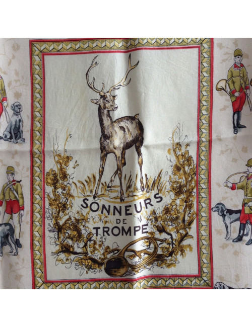 Carré "Sonneurs de trompes" HERMÈS