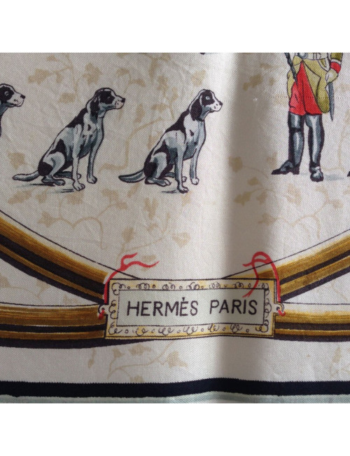 Carré "Sonneurs de trompes" HERMÈS