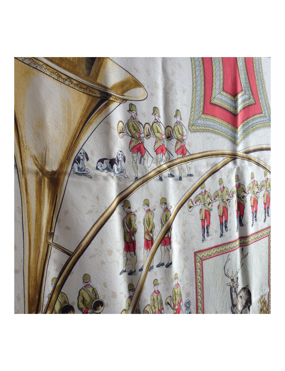 Carré "Sonneurs de trompes" HERMÈS