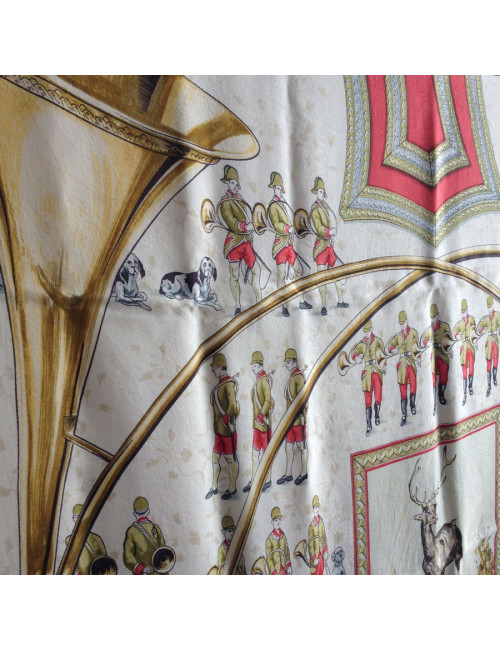 Carré "Sonneurs de trompes" HERMÈS