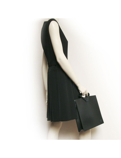 Sac LOUIS VUITTON cuir épi noir