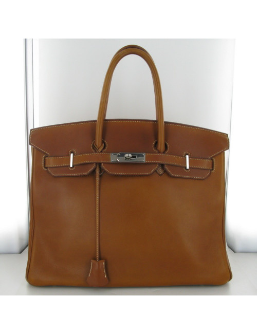 Birkin 35 barÃ©nia gold HERMES