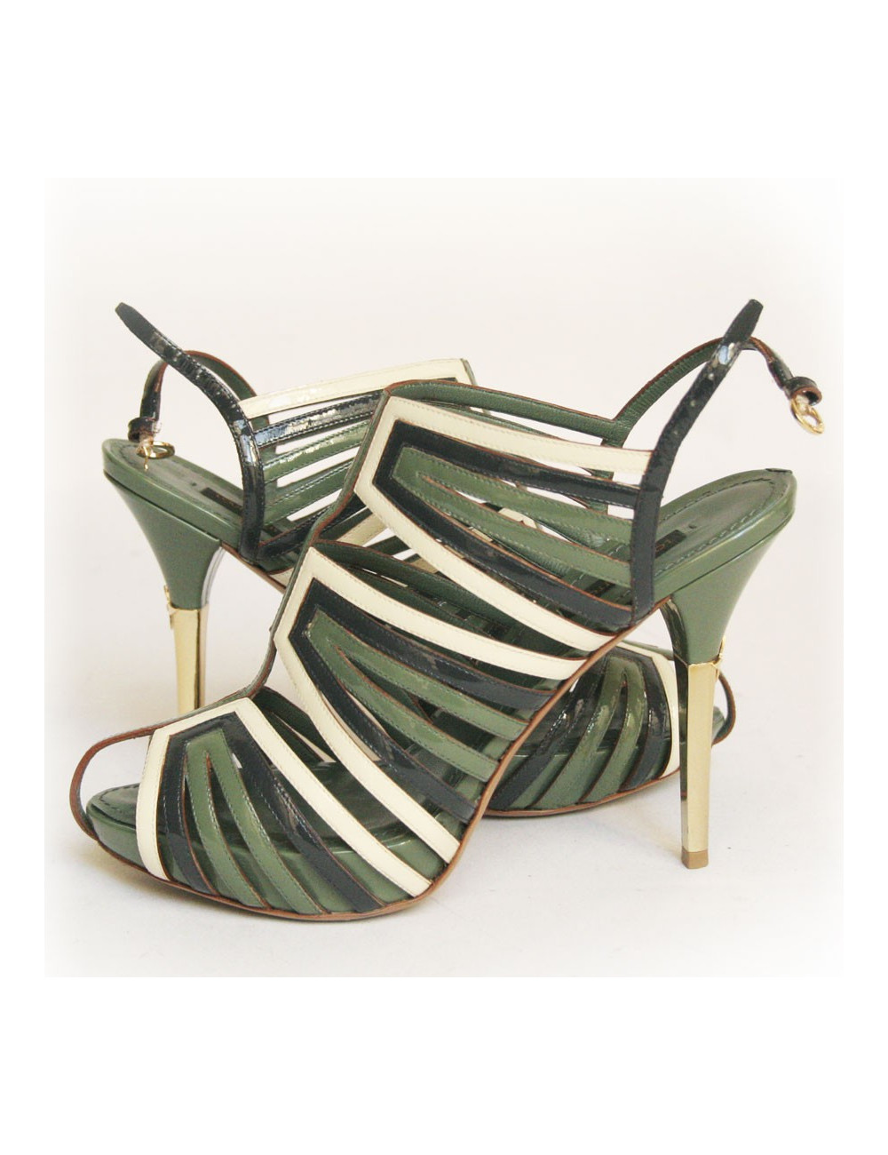 Sandales LOUIS VUITTON vernies multicolores