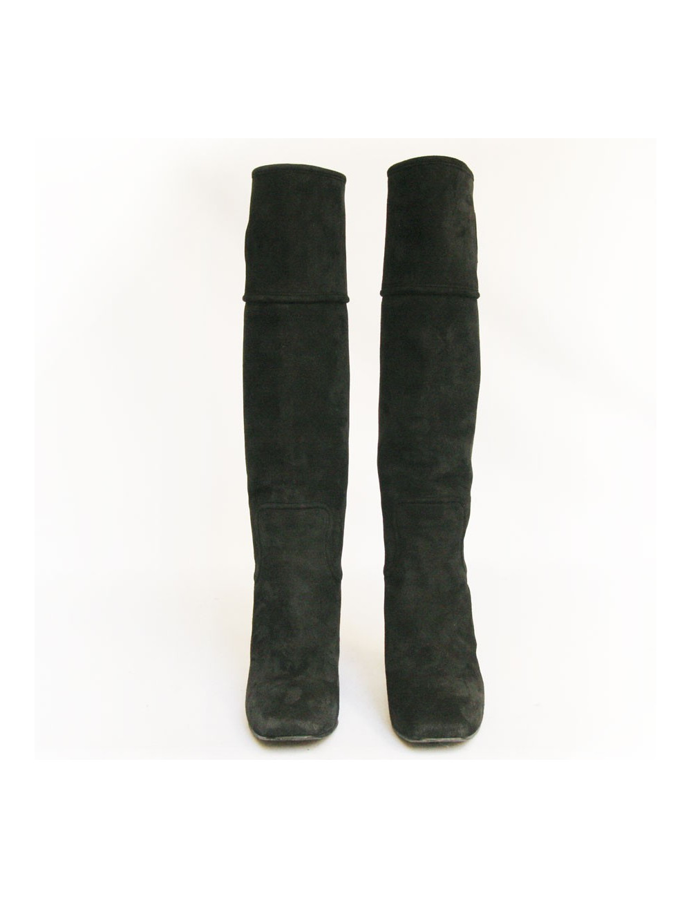 Bottes DIOR  38.5 en veau velours noir 