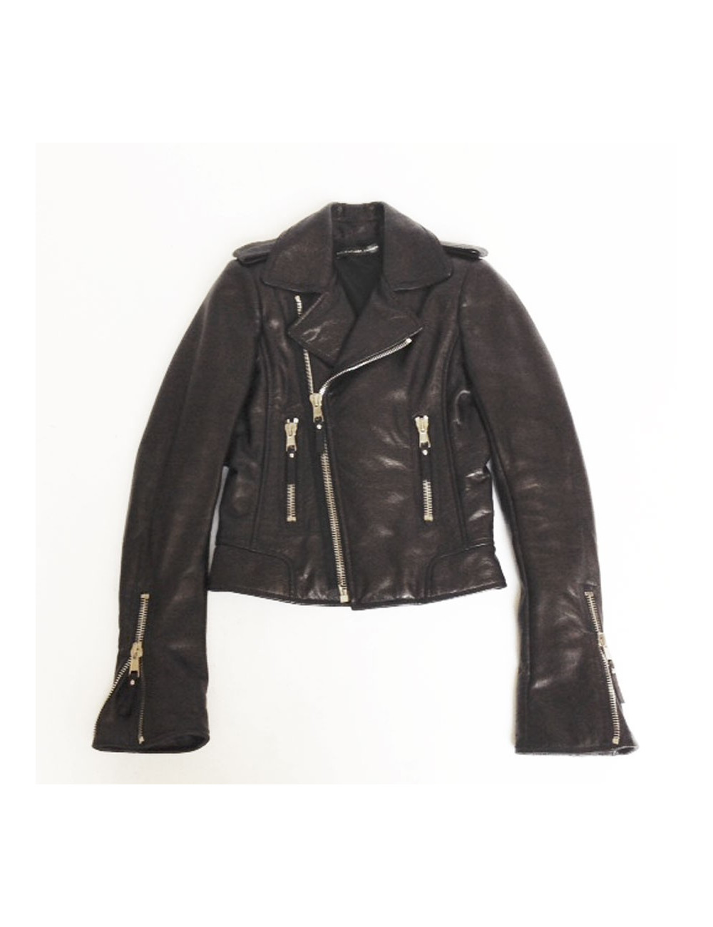 Perfecto en cuir noir BALENCIAGA T 36 