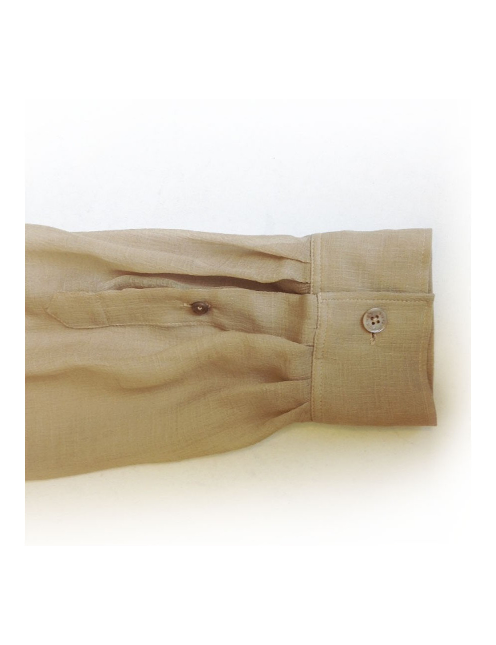 Tunique HERMES en soie sable 