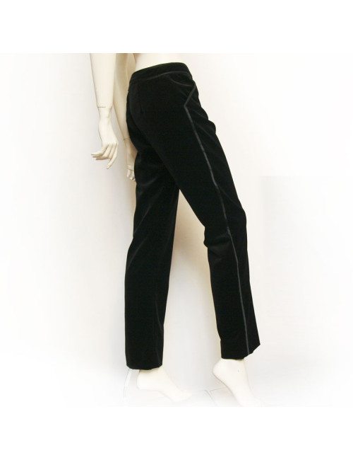 Pantalon VALENTINO en velours noir