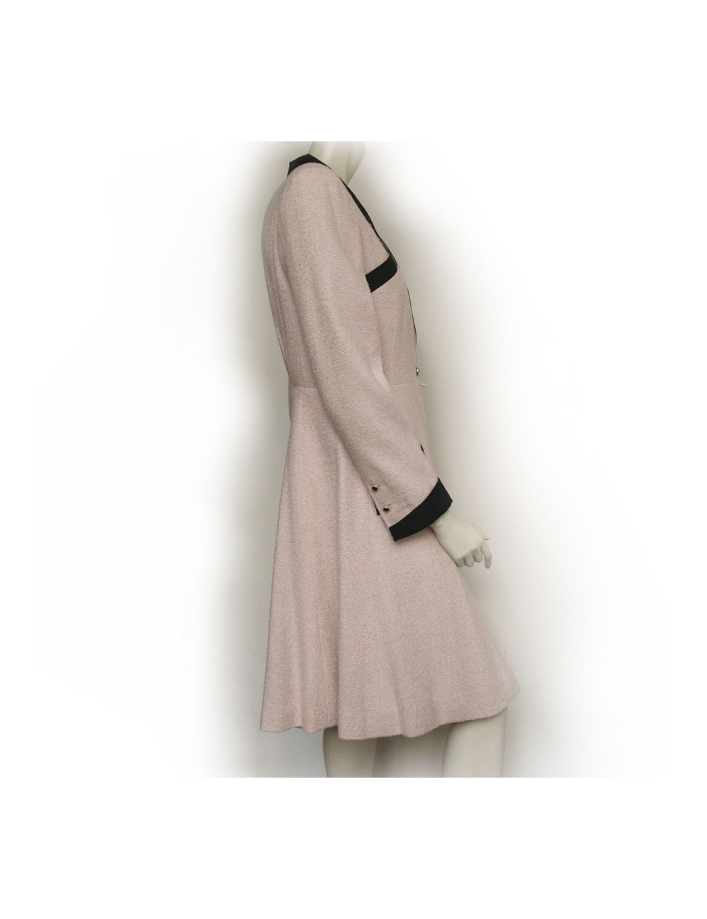 Manteau CHANEL rose pale T40