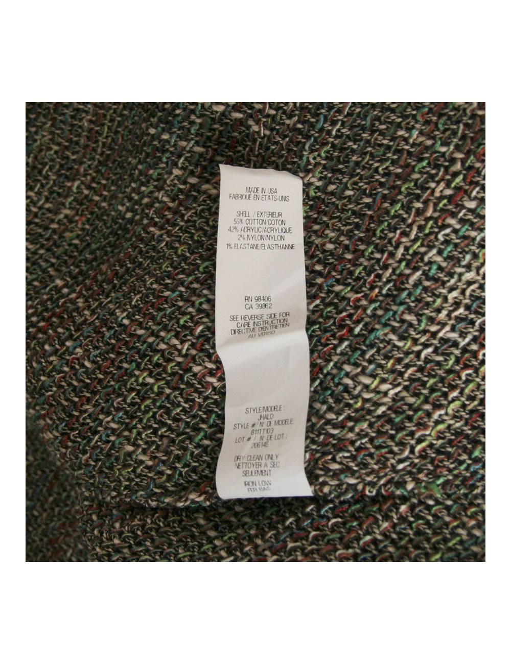 Veste THEYSKENS' THEORY T42 coton/acrylique