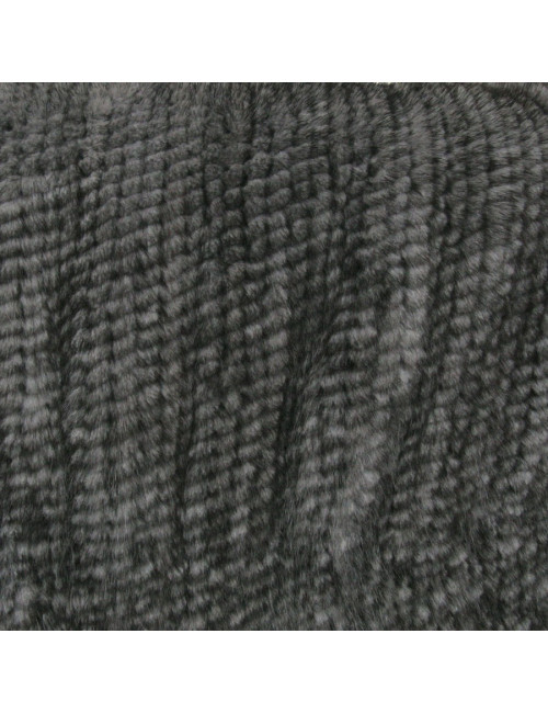 Pull large T U vison tricoté gris perle