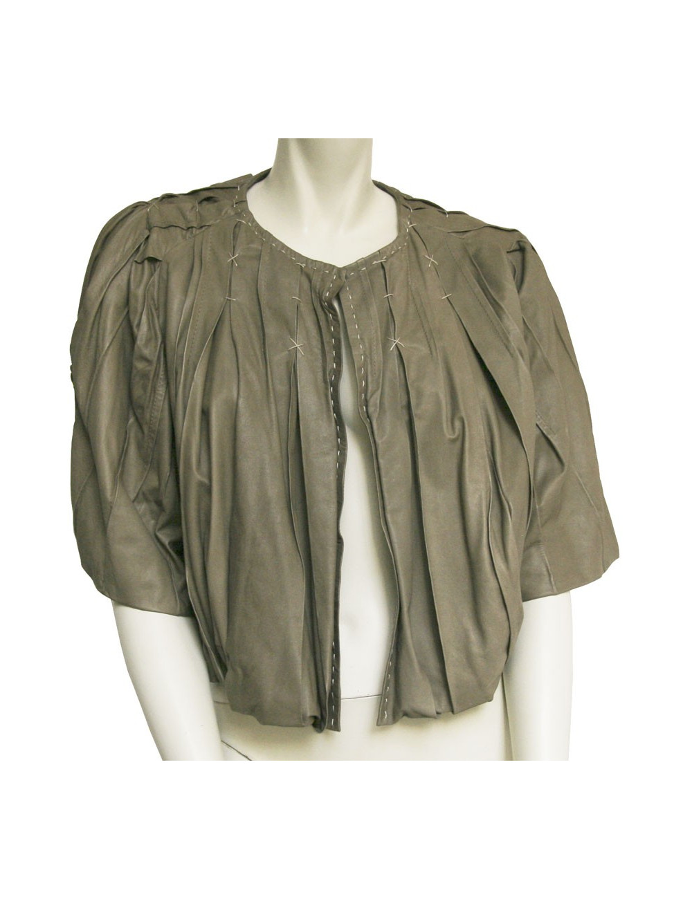 Veste MAURIZIO PECORARO en cuir d'agneau T40